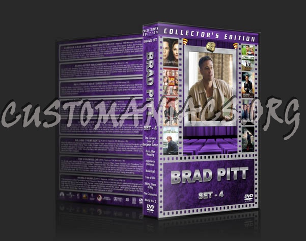 Brad Pitt Collection - Set 4 dvd cover