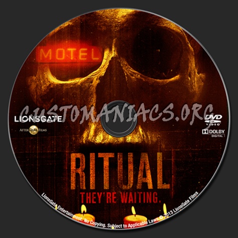 Ritual (2013) dvd label