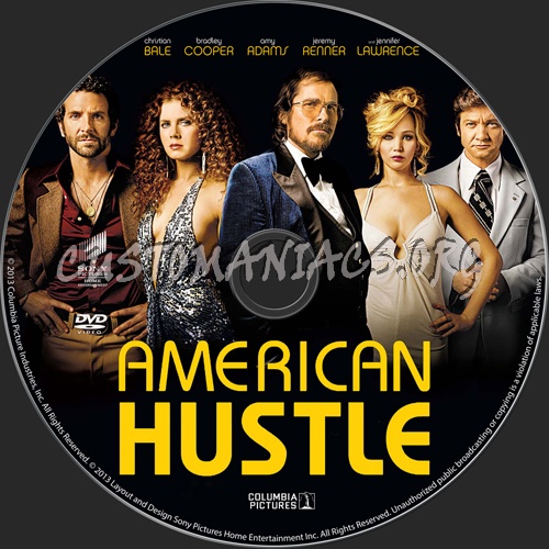 American Hustle dvd label