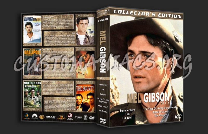 Mel Gibson Collection - Set 1 dvd cover