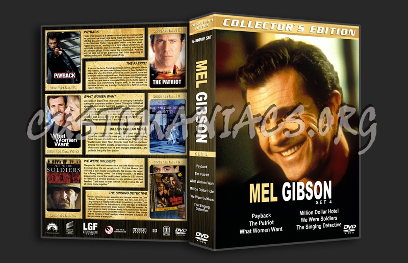 Mel Gibson Collection - Set 4 dvd cover