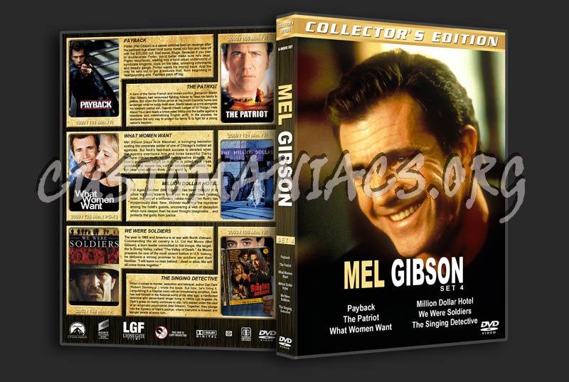 Mel Gibson Collection - Set 4 dvd cover