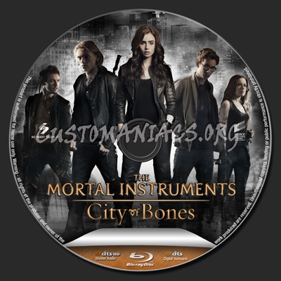 The Mortal Instruments: City of Bones blu-ray label