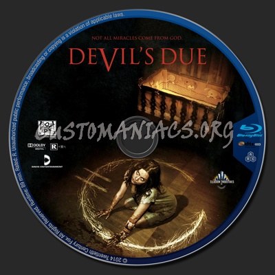 Devil's Due blu-ray label