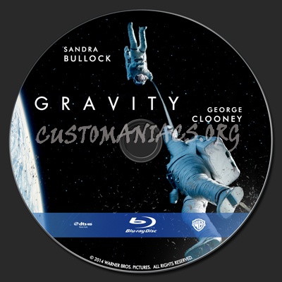Gravity blu-ray label