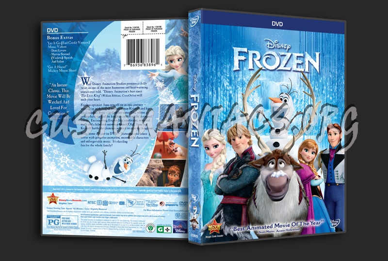 Frozen dvd cover