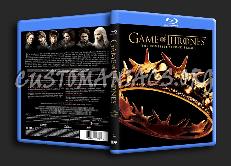 Game of Thrones Season 2 blu-ray cover