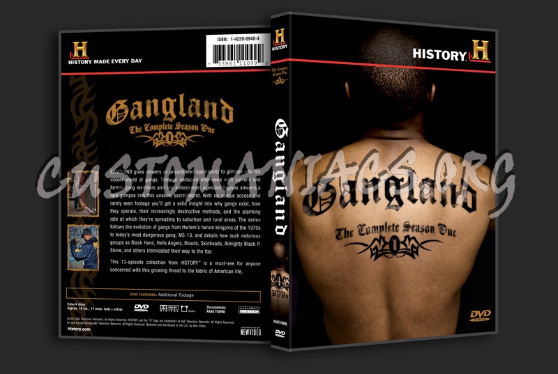 Gangland Season 1 dvd cover