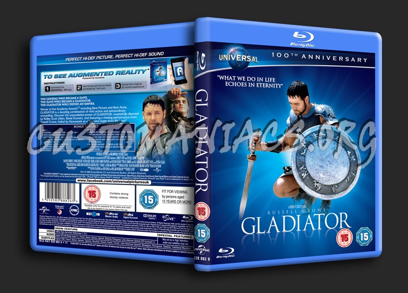 Gladiator blu-ray cover