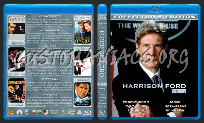 Harrison Ford Collection - Set 2 blu-ray cover