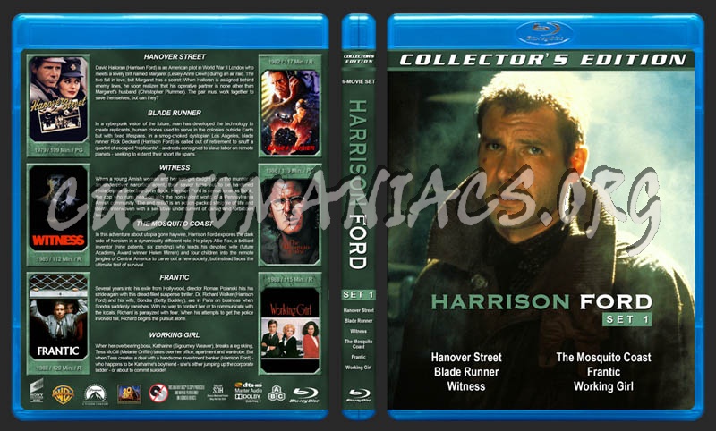 Harrison Ford Collection - Set 1 blu-ray cover