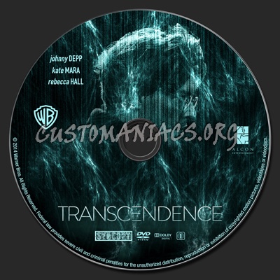 Transcendence dvd label