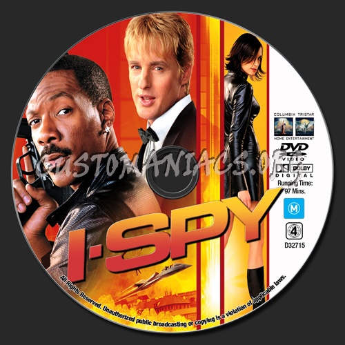 I Spy dvd label