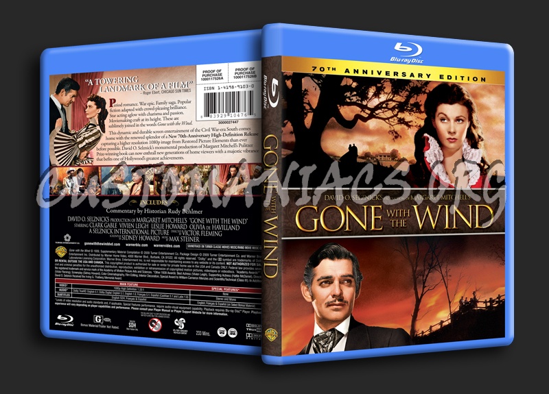 Gone With the Wind blu-ray cover