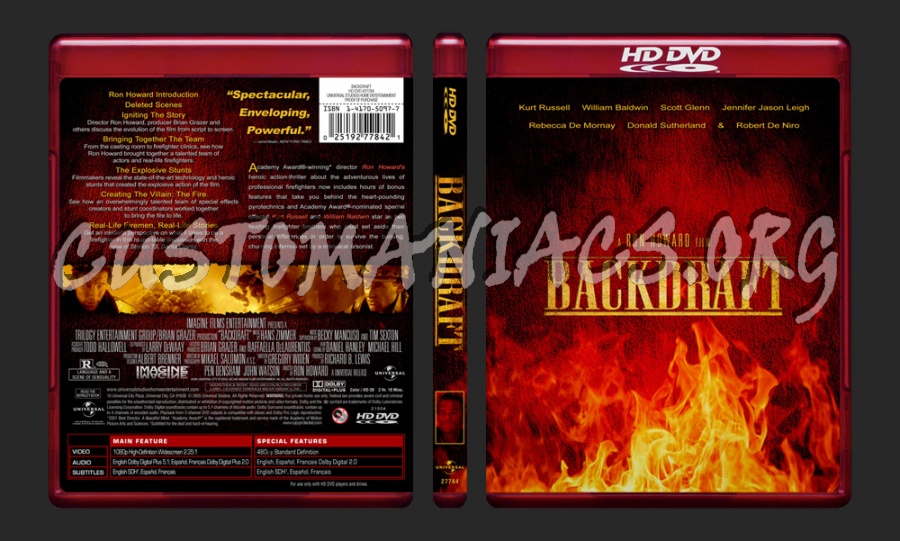 Backdraft dvd cover