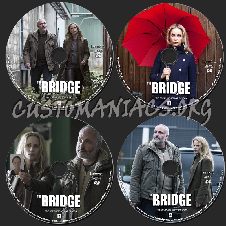 Bron - The Bridge - Broen - Season 2 dvd label