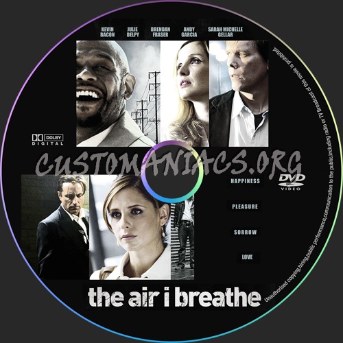 The Air I Breathe dvd label