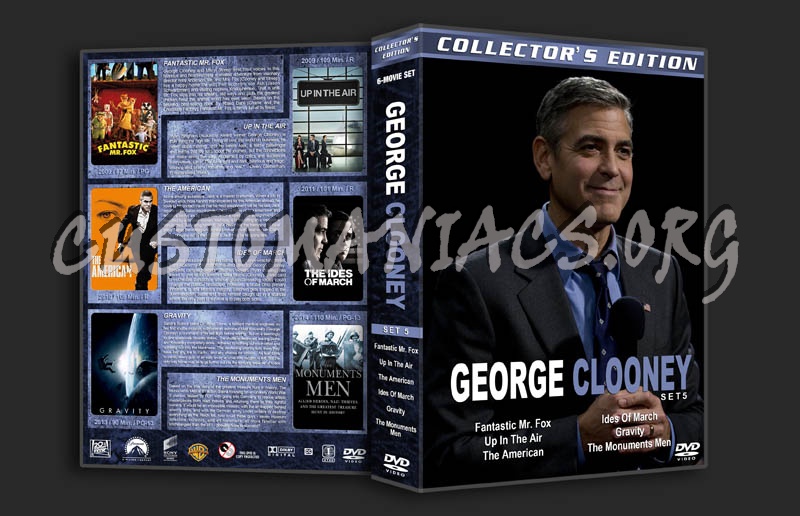 George Clooney Collection - Set 5 dvd cover