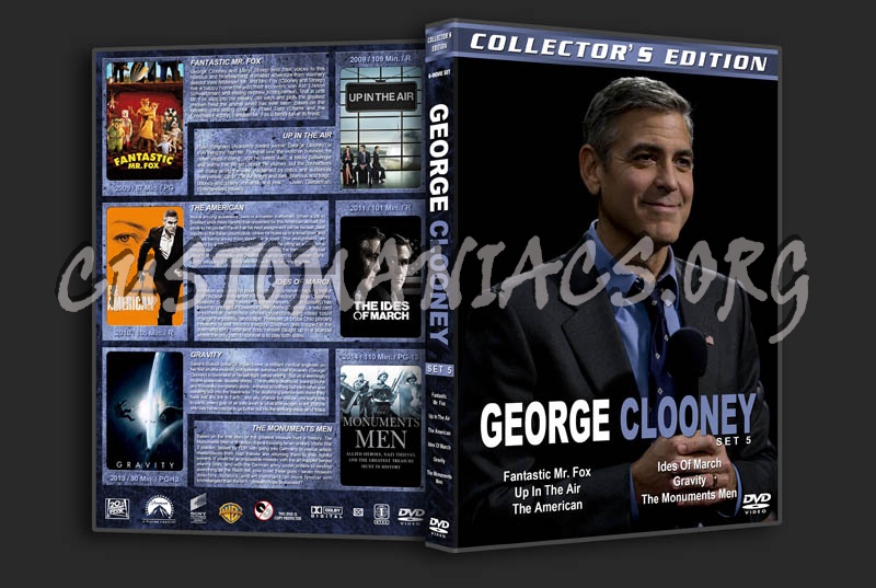 George Clooney Collection - Set 5 dvd cover
