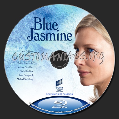 Blue Jasmine blu-ray label