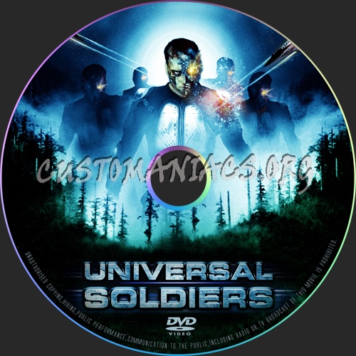 Universal Soldiers dvd label
