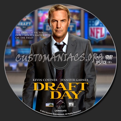 Draft Day (2014) dvd label