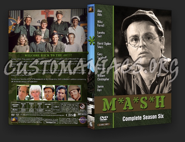 MASH or M*A*S*H Custom Cover Set Seasons 5-8 dvd cover