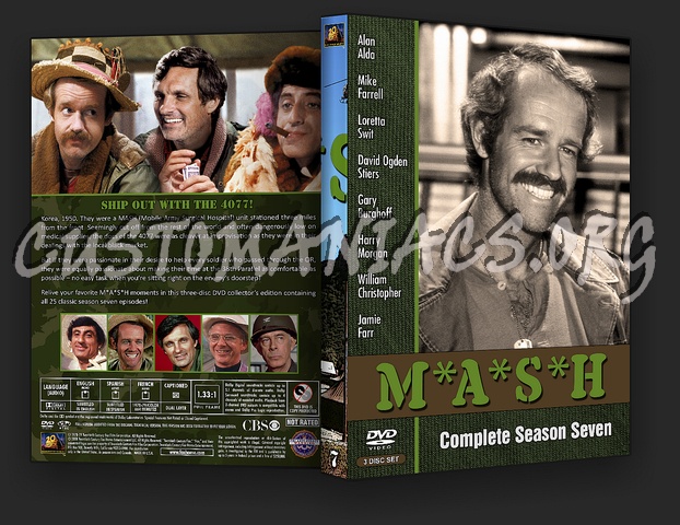 MASH or M*A*S*H Custom Cover Set Seasons 5-8 dvd cover