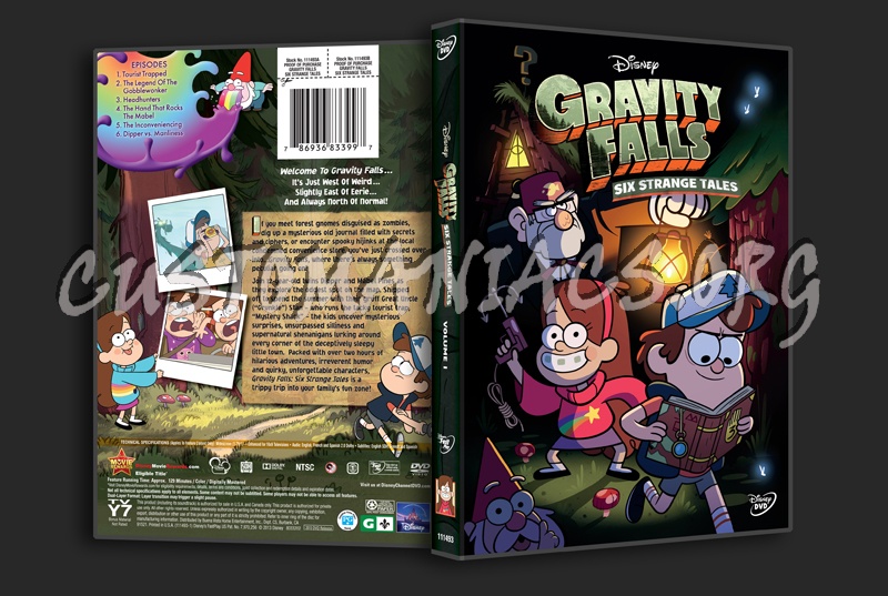 Gravity Falls Volume 1 dvd cover