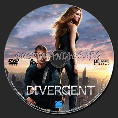 Divergent dvd label