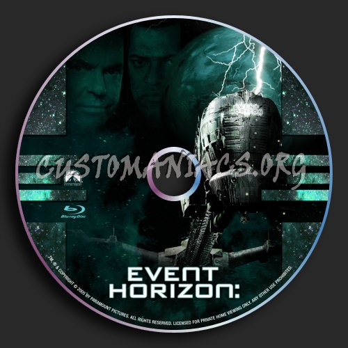 Event Horizon blu-ray label