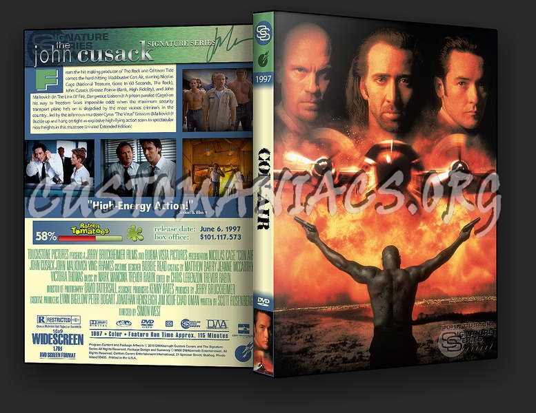 Con Air dvd cover