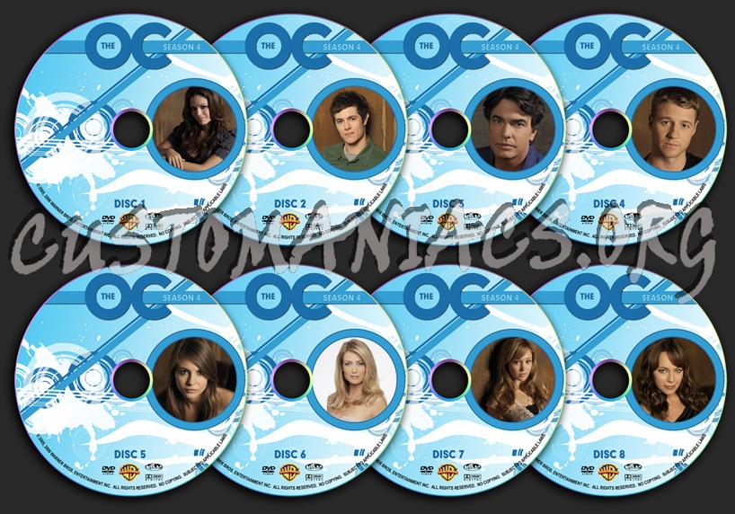 The O.C - Season 4 dvd label