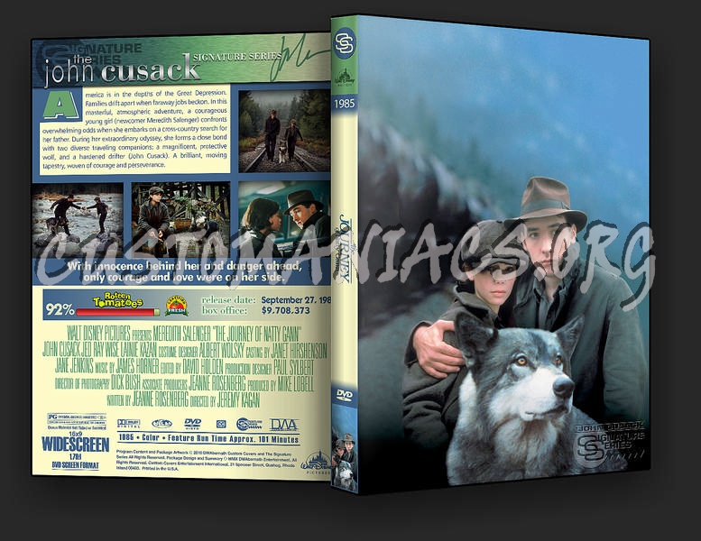 The Journey of Natty Gann dvd cover