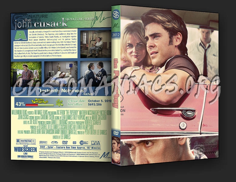 The Paperboy dvd cover