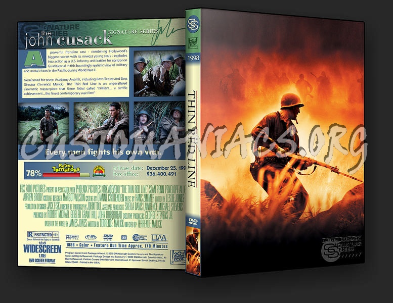 The Thin Red Line dvd cover
