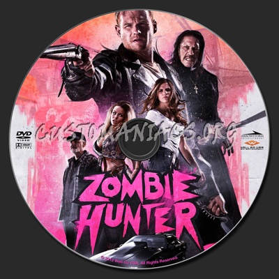 Zombie Hunter (2013) dvd label