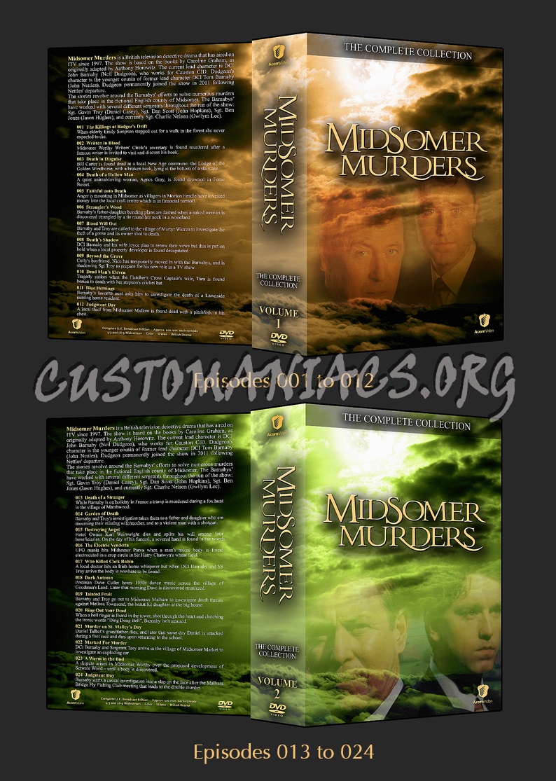 Midsomer Murders - Complete Collection V-1 & V-2 dvd cover