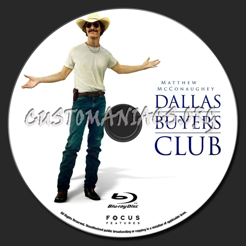 Dallas Buyers Club blu-ray label