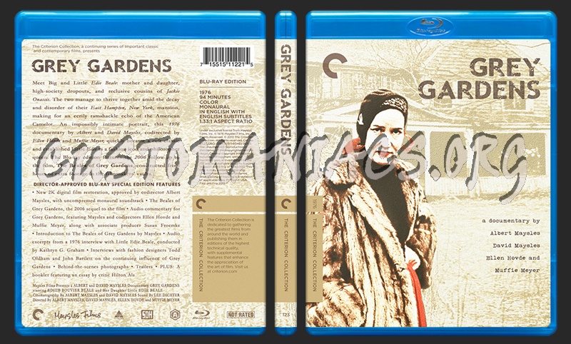 123 - Grey Gardens blu-ray cover