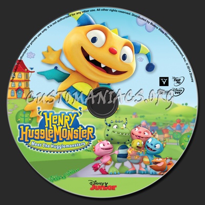 Henry HuggleMonster Meet The Hugglemonsters dvd label