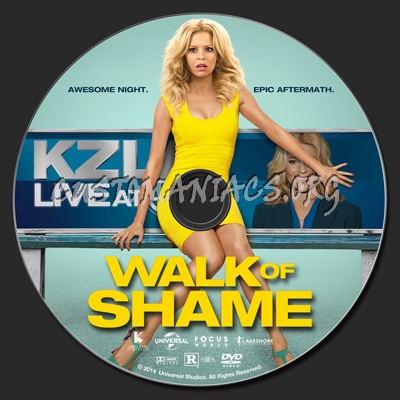 Walk Of Shame (2014) dvd label