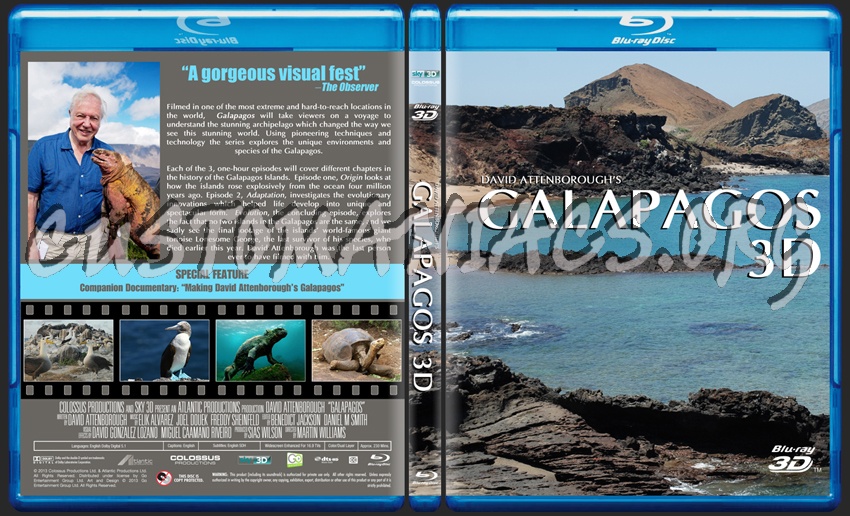 David Attenborough's Galapagos dvd cover