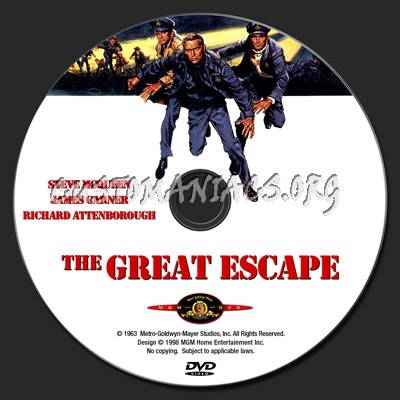 The Great Escape dvd label