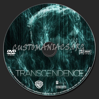 Transcendence dvd label