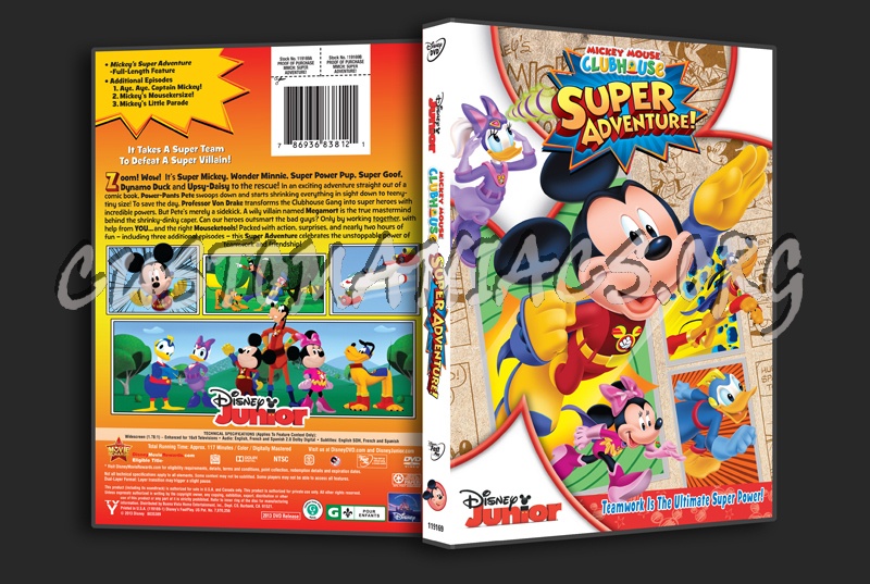 Mickey Mouse Clubhouse: Super Adventure! dvd cover