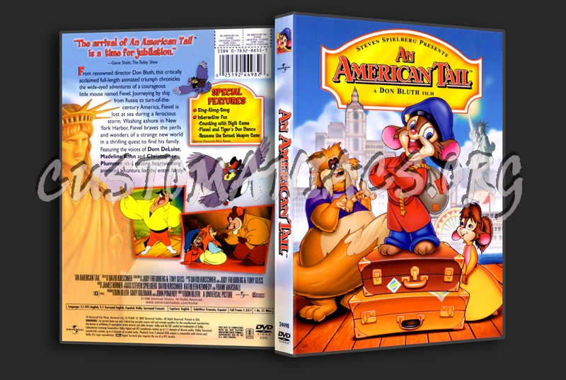 An American Tail dvd cover