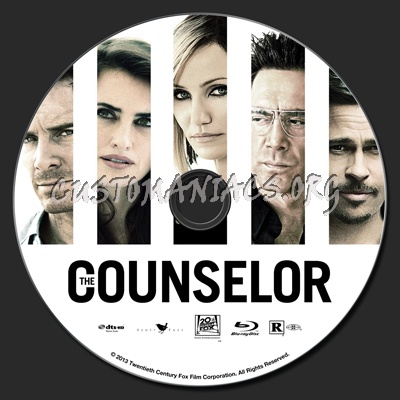 The Counselor (2013) blu-ray label