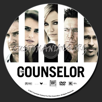 The Counselor (2013) dvd label