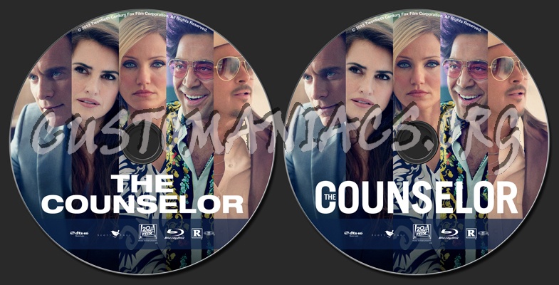 The Counselor (2013) blu-ray label